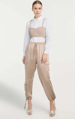 Satin Nitsan Parachute Pant