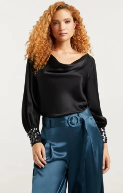 Sequin Cuff Taylee Top