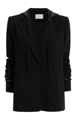 Sequin Hooded Khloe Blazer