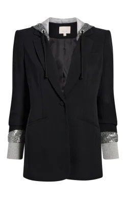 Sequin Hooded Khloe Blazer