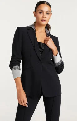 Sequin Hooded Khloe Blazer