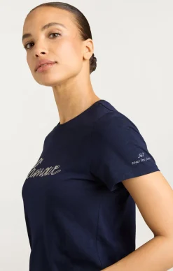 Silver Chain L'amour Shrunken Tee