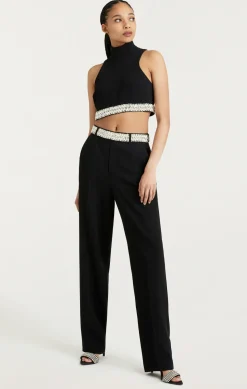 Stacked Jewelry Embellished Collins Pant
