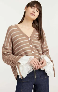 Striped Atlas Cardigan