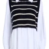 Striped Mara Shaker Pullover