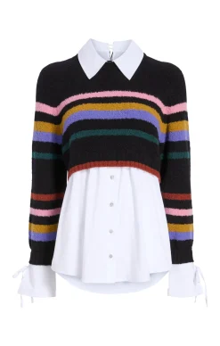 Striped Nelida Pullover
