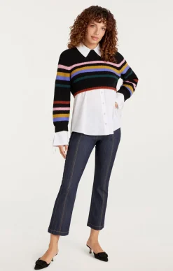 Striped Nelida Pullover