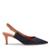 Sylvie Denim Slingback Pump