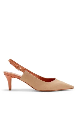 Sylvie Denim Slingback Pump