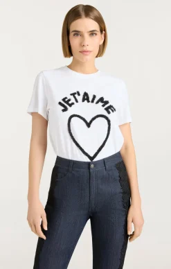 Textured Je T'aime Tee
