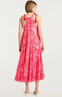 Tropical Inkblot Winnie Dress