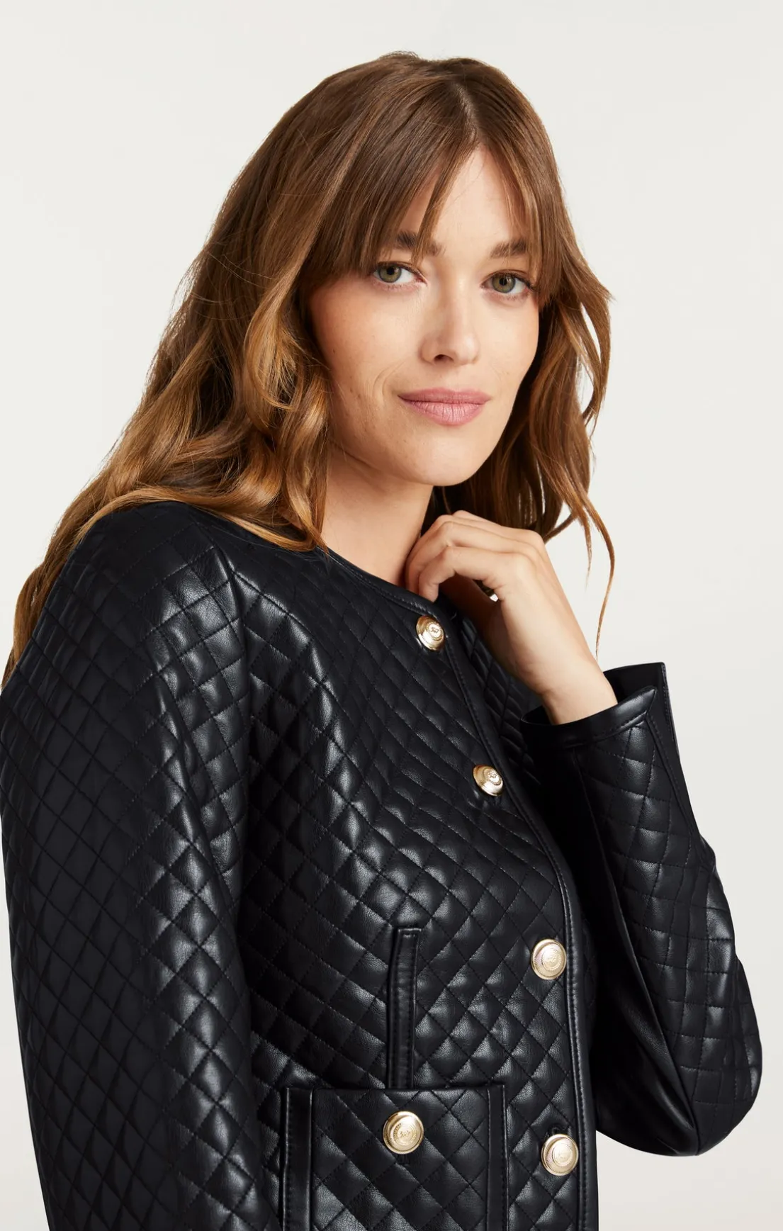 Vegan Leather Brooke Jacket