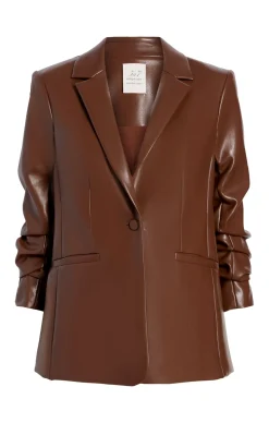 Vegan Leather Kylie Blazer