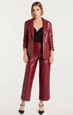 Vegan Leather Kylie Blazer