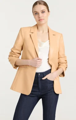Vegan Leather Kylie Blazer
