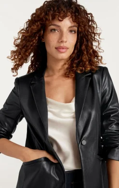 Vegan Leather Kylie Blazer