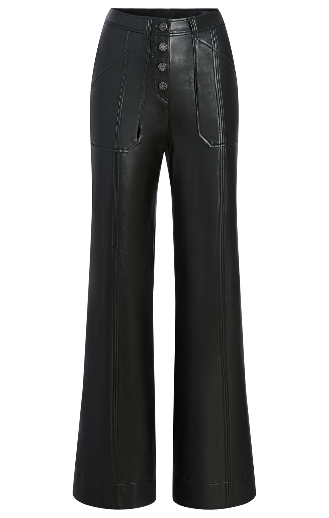 Vegan Leather Long Benji Pant