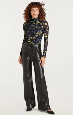 Vegan Leather Long Benji Pant