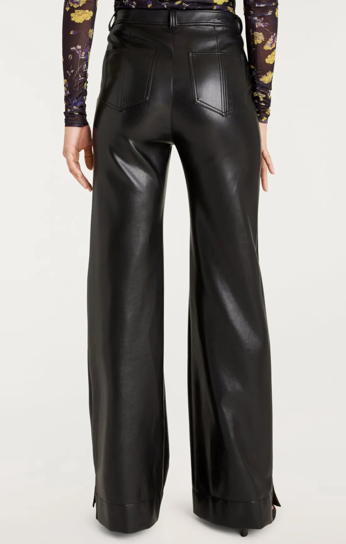 Vegan Leather Long Benji Pant