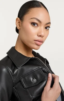 Vegan Leather Marilee Jacket