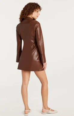 Vegan Leather Mckenna Dress