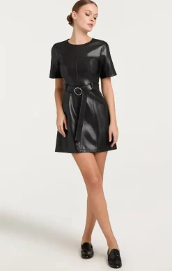 Vegan Leather Siv Dress