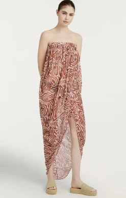 Woodblock Zebra Libbie Coverup